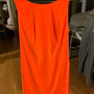 Orange sleeveless dress. Size 22W